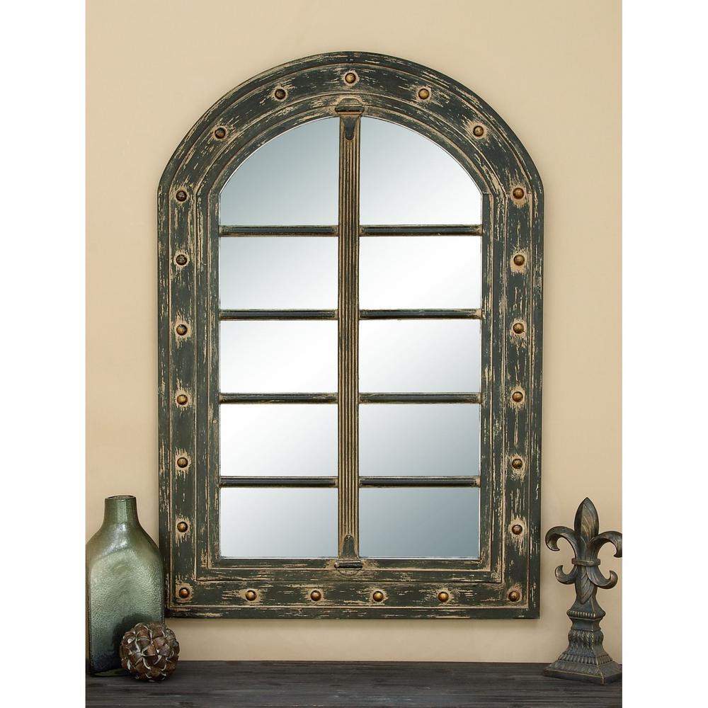Old Wrold 48 in. x 32 in. Arched Framed Mirror53820 The Home Depot