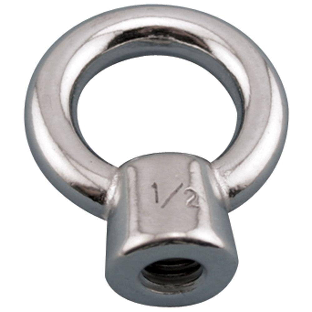 Suncor Stainless 5/16 in. Stainless Steel Eye Nut-S0321-0008-C - The Stainless Steel Nuts And Bolts Home Depot