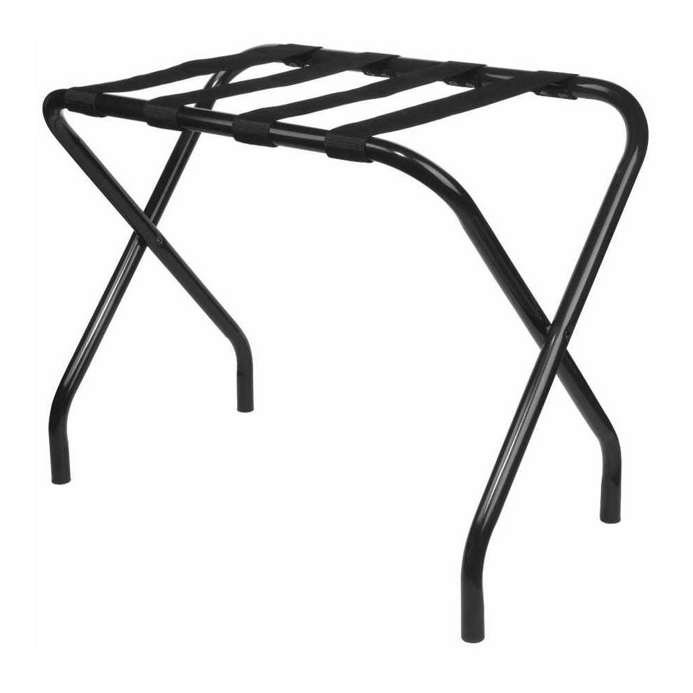 Kings Brand Furniture Black Metal Folding Luggage Rack 951krl The Home Depot