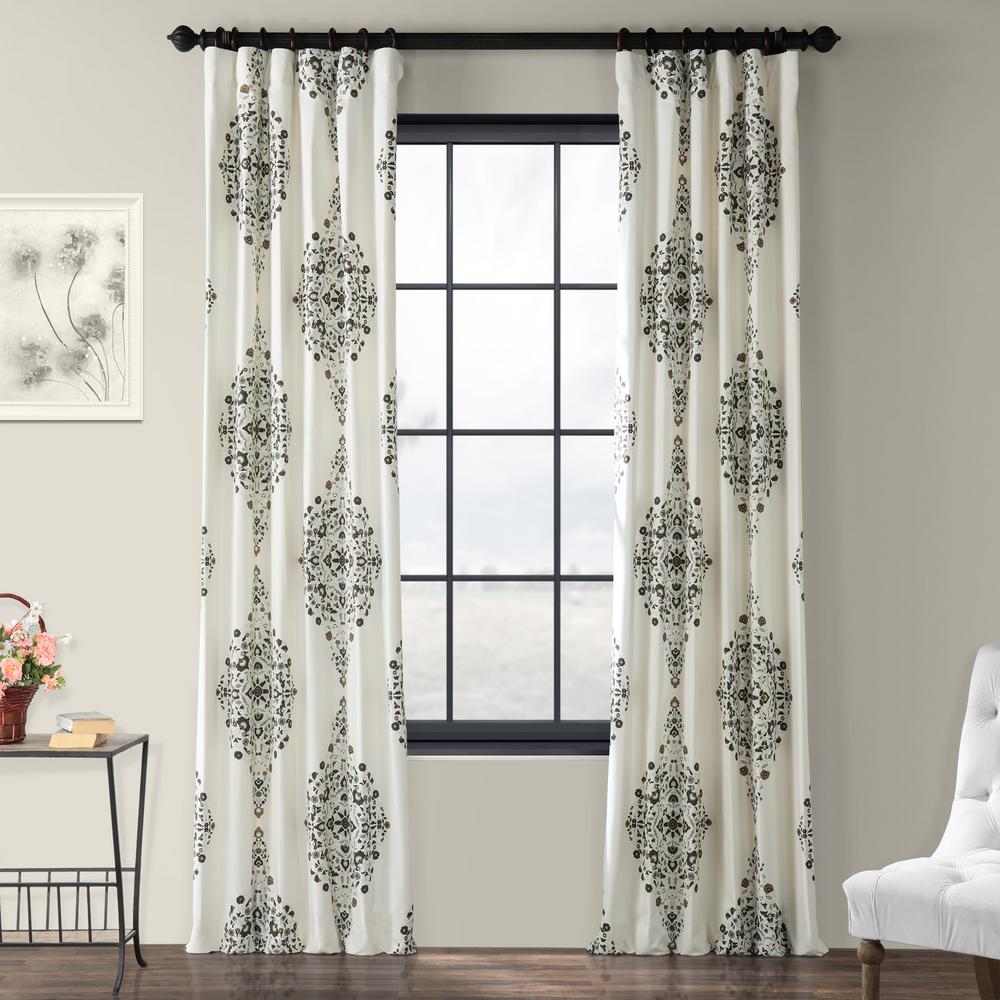 Exclusive Fabrics Furnishings Kerala Cocoa Brown Room Darkening
