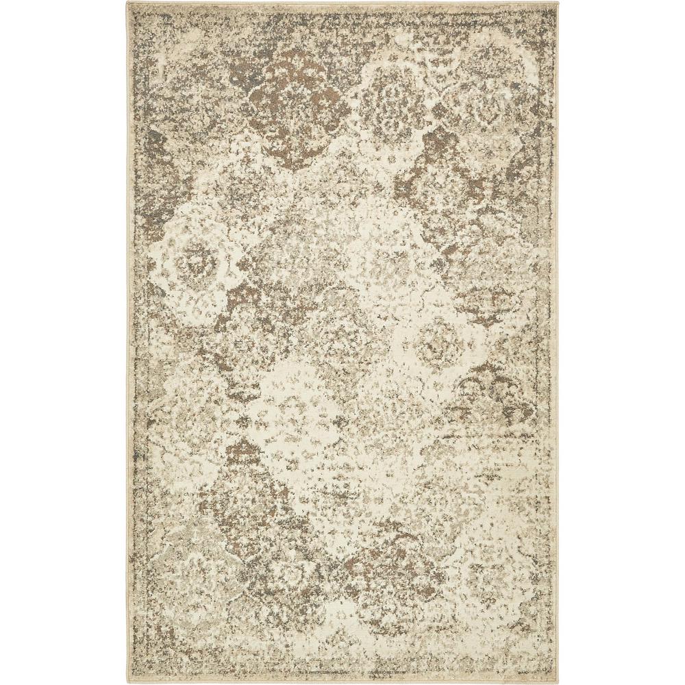 Unique Loom Tuareg Bungalow Beige 5 0 X 8 Area Rug
