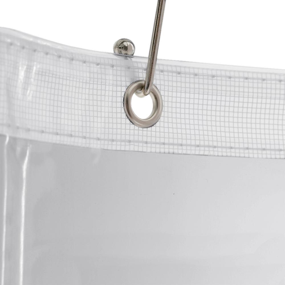 Glacier Bay Peva Commercial Grade 10 Gauge Shower Curtain Liner In