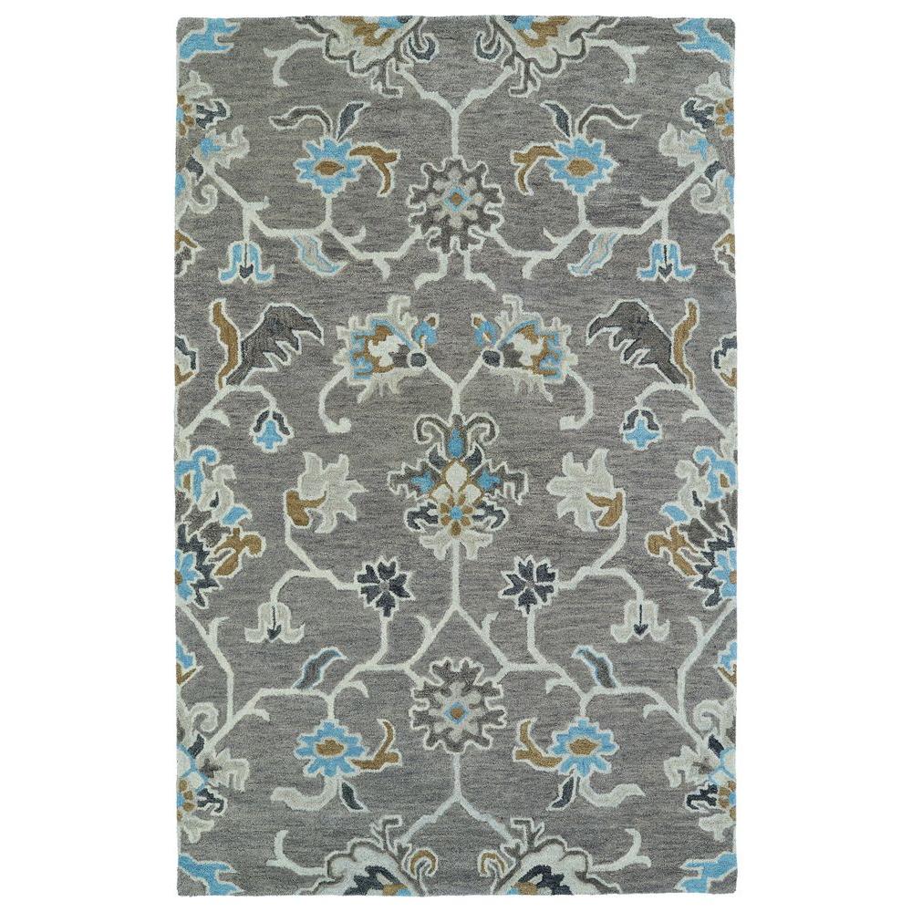 Kaleen Helena Grey 9 ft. x 12 ft. Area Rug-3209-75 912 - The Home Depot