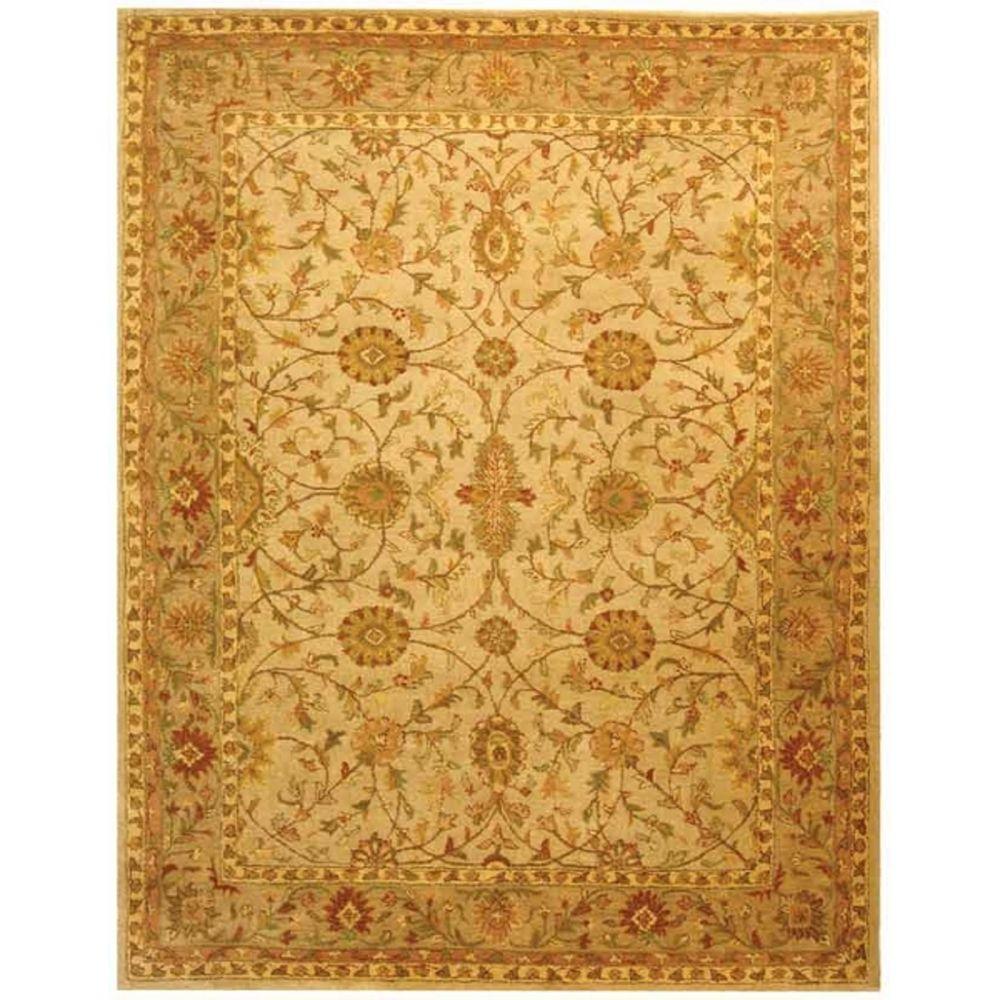 Green 9 X 12 Area Rugs The Home Depot Antiquity Ivory Light Green 8 Ft X 10 Area Rug
