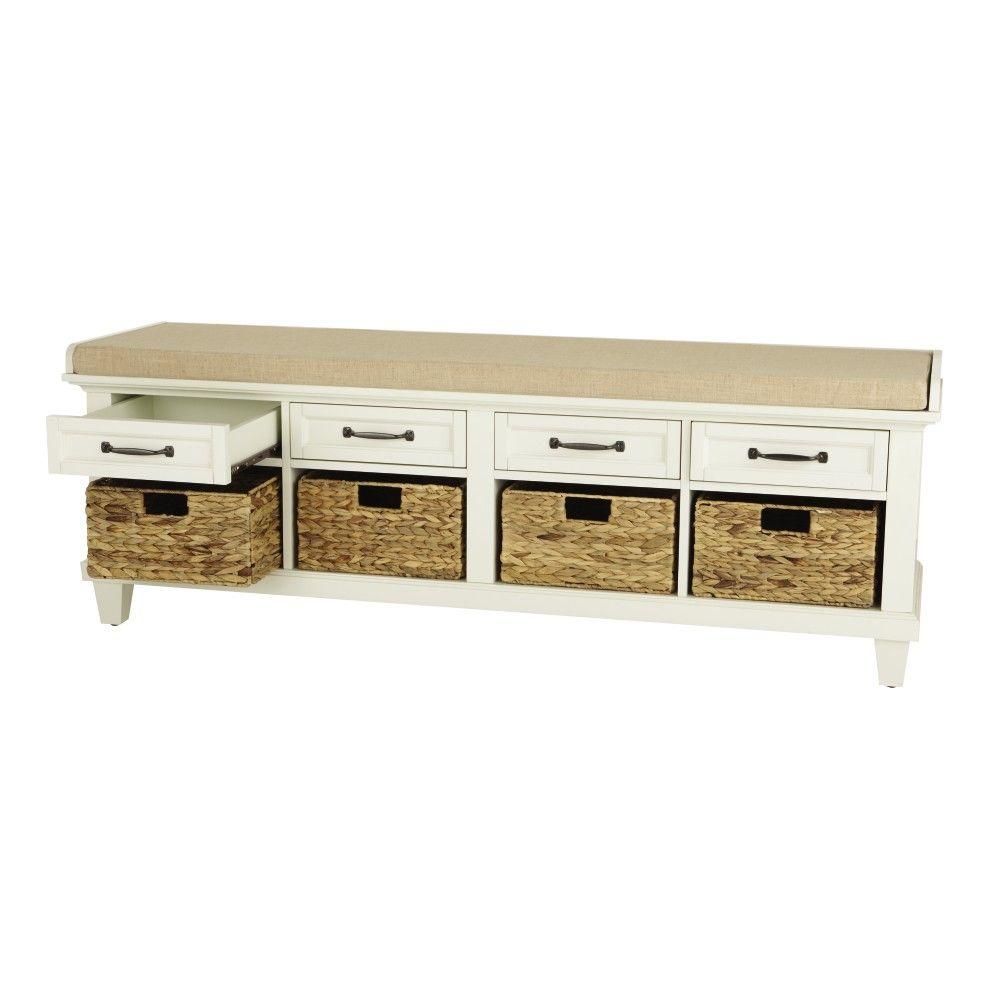 Home Decorators Collection Martin Black 4 Basket Shoe Storage Bench Home Decorators Collection Martin Black 4 Basket Shoe Storage Bench Bf 25510bl The Depot
