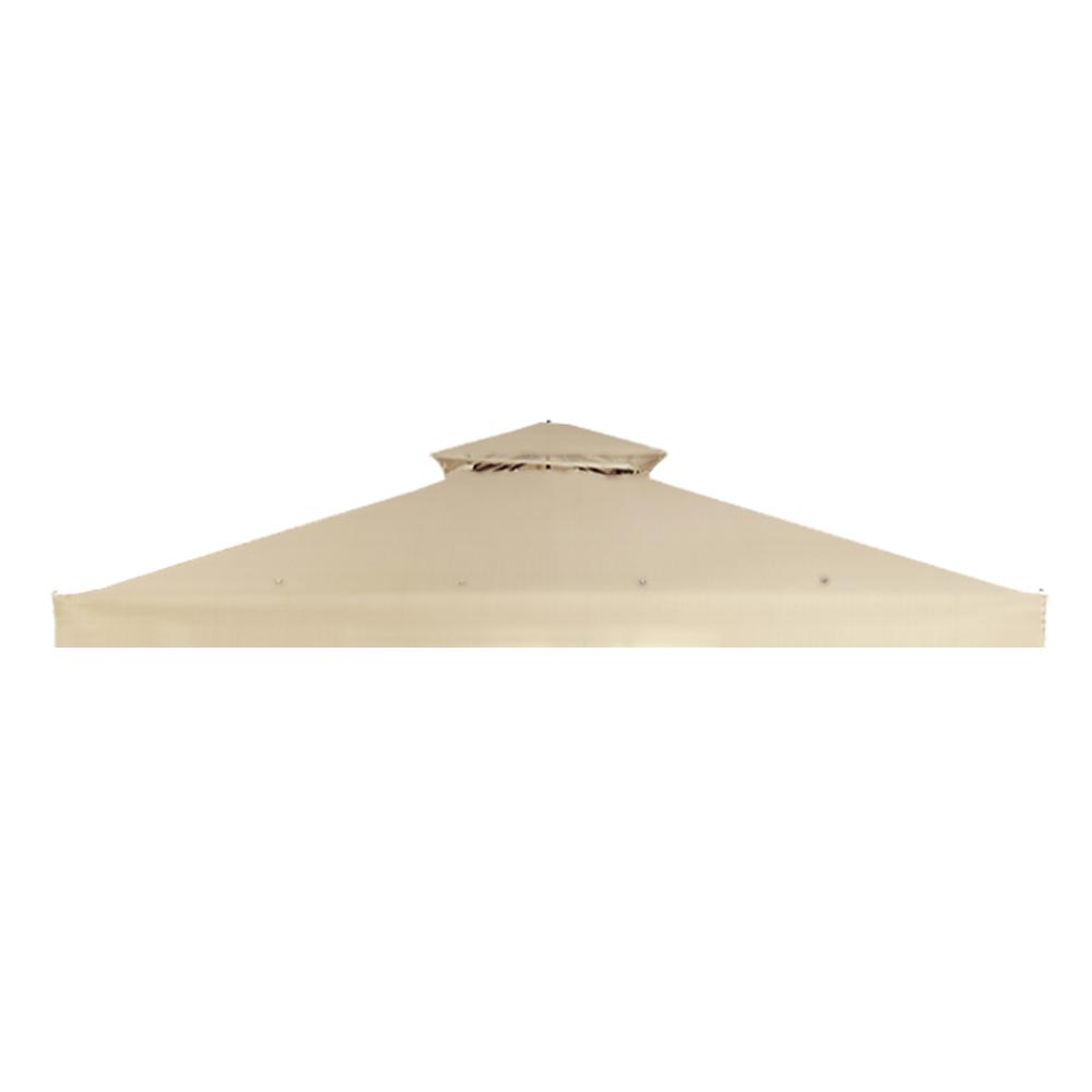 Garden Winds Patio Furniture Outdoors The Home Depot Standard 350 Beige Replacement Canopy For 10 Ft X Arrow Gazebo