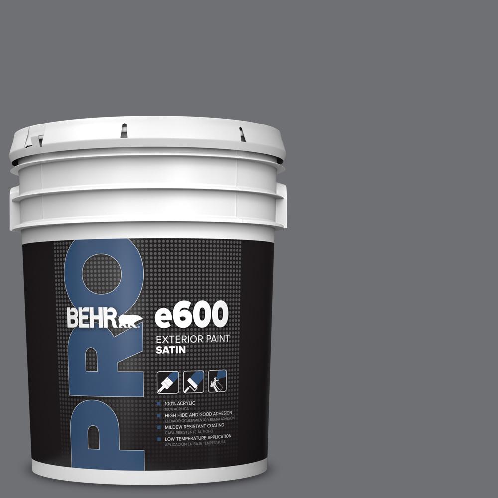 BEHR PRO 5 gal. PPU1803 Antique Tin Satin Exterior Paint