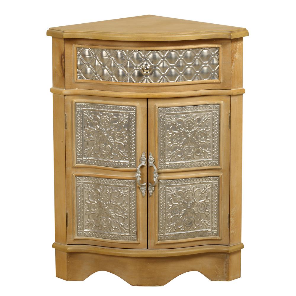 Natural Wood Corner Cabinet 4280 The Home Depot Natural Wood Corner Cabinet