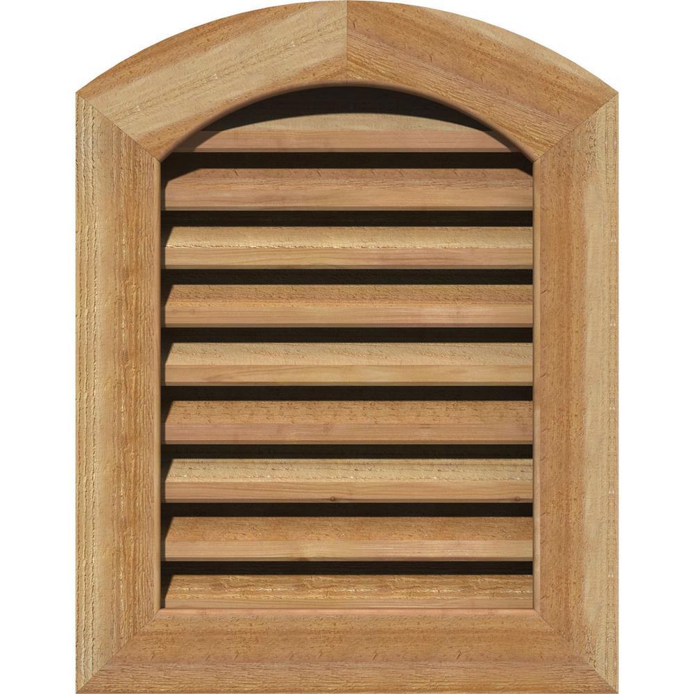 Ekena Millwork 17 In X 31 In Functional Arch Top Gable Vent With