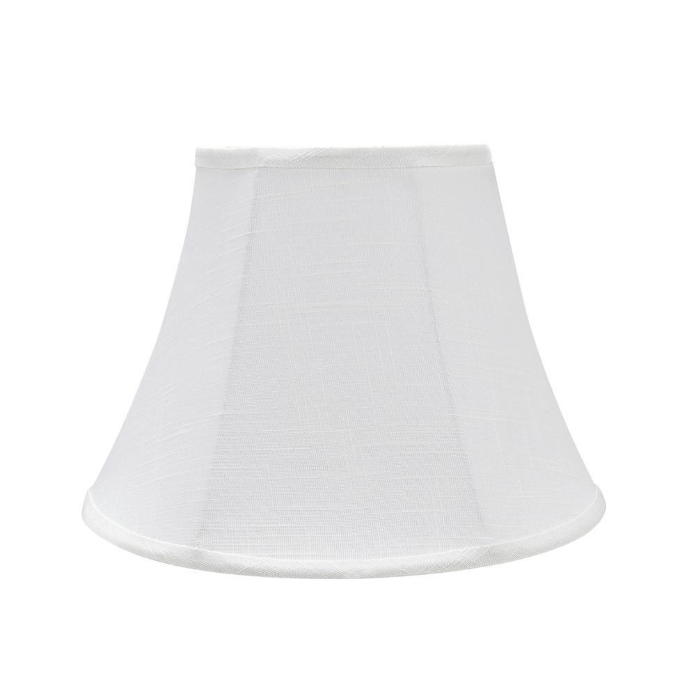 white bell shaped lamp shades