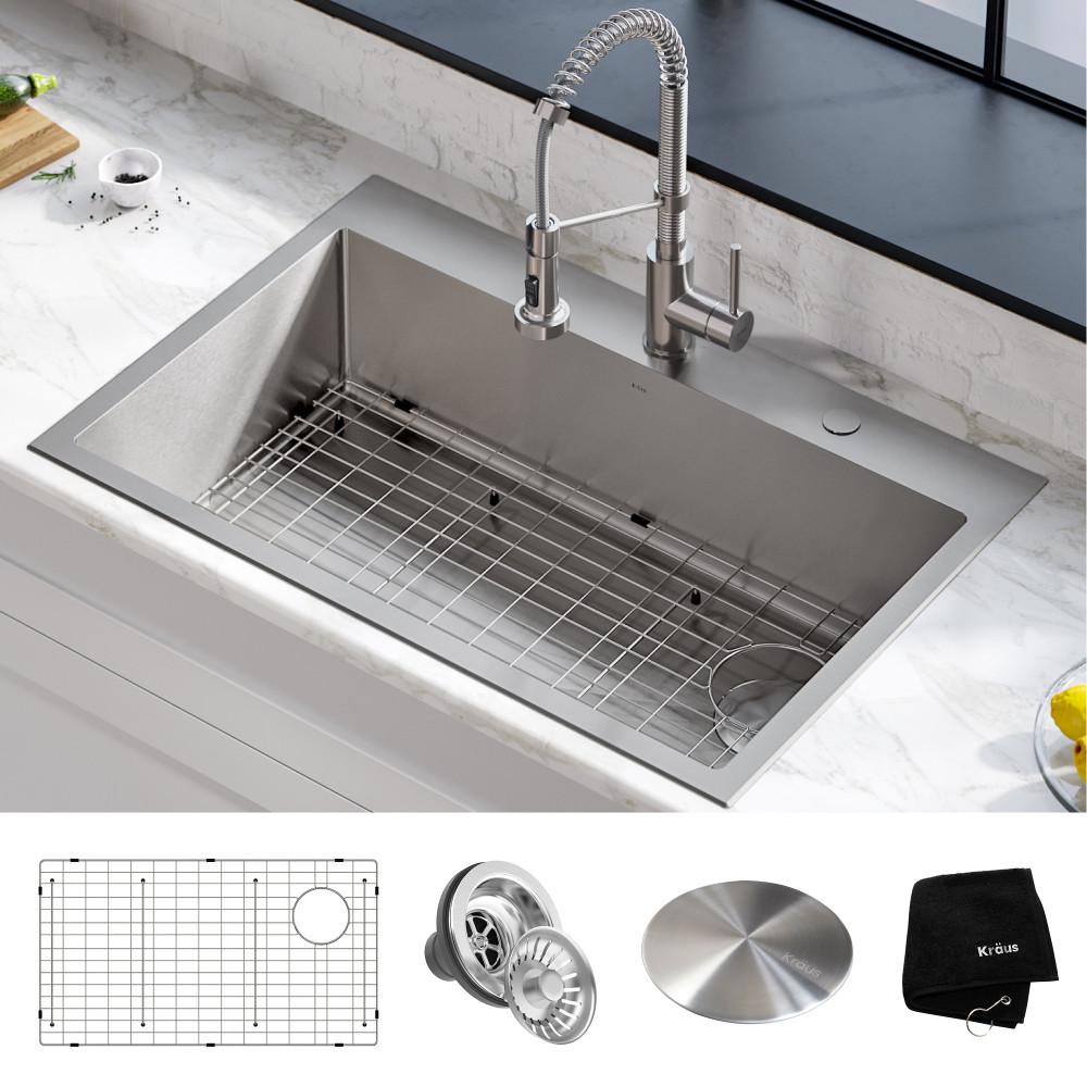 black stainless steel sink home depot