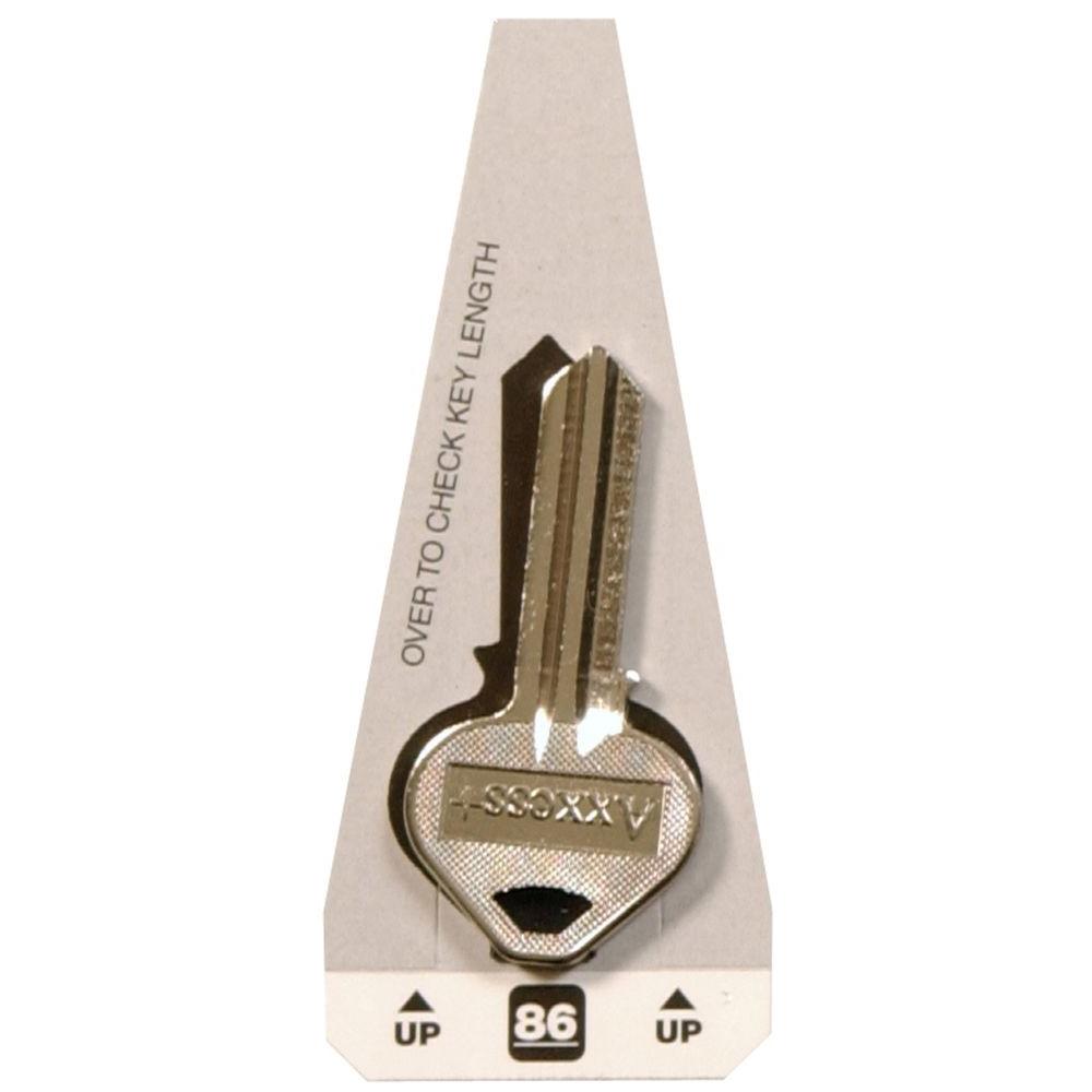 The Hillman Group 86 Blank Russwin Lock Key88070 The Home Depot