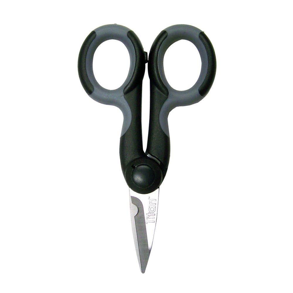 TITAN 5-1/2 inch Industrial Grade Scissors with Power Notch by TITAN