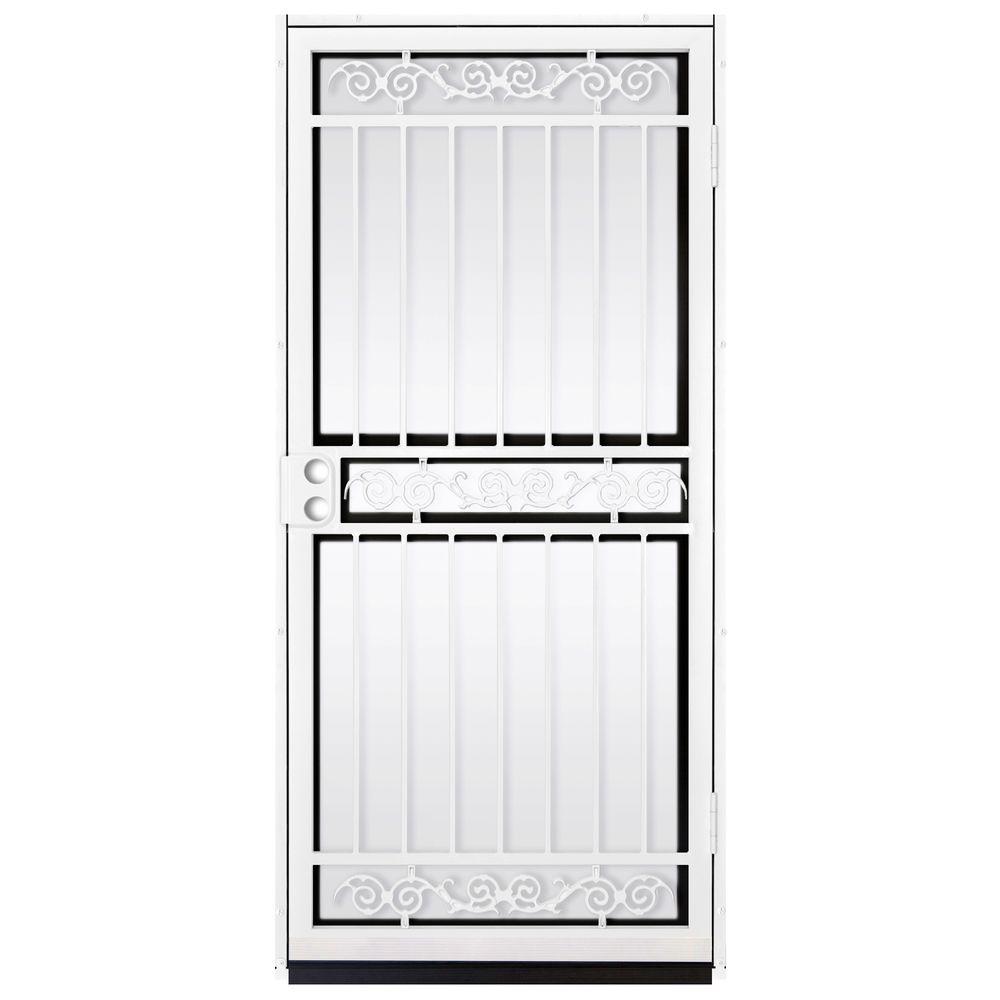 unique home designs 36 in. x 80 in la entrada white surface mount unique home designs 36 in. x 80 in la entrada white surface mount