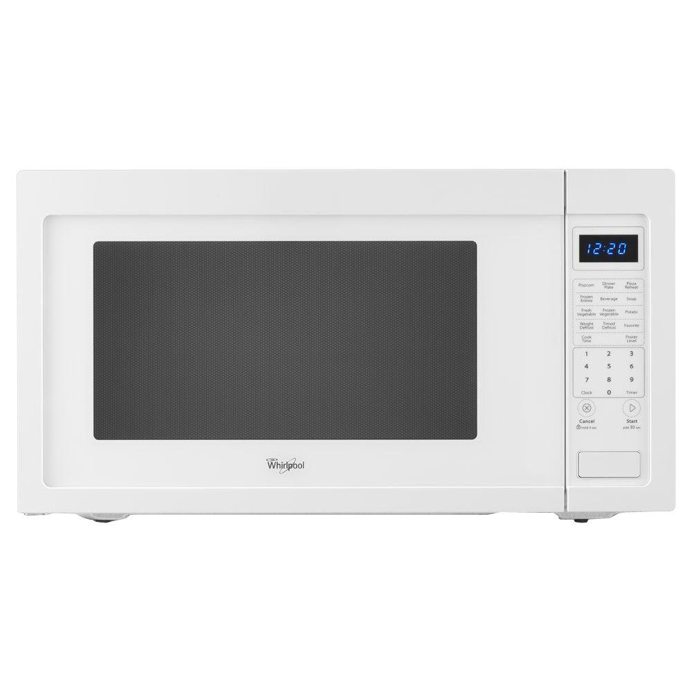 Whirlpool 2.2 cu. ft. Countertop Microwave in White, BuiltIn Capable with Sensor Cooking