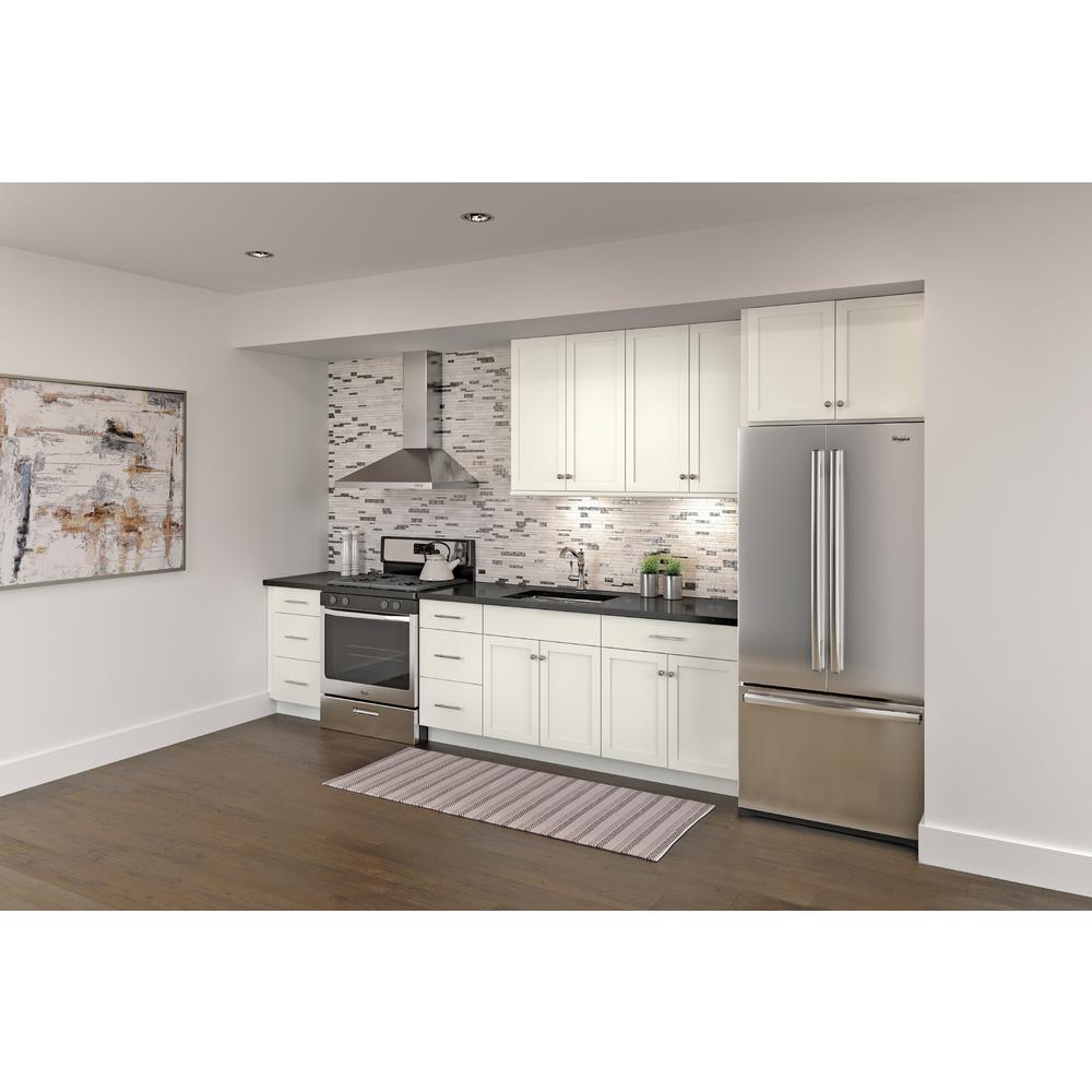 Hampton Bay Courtland Shaker Assembled 36 in. x 24 in. x I24 in. Stock