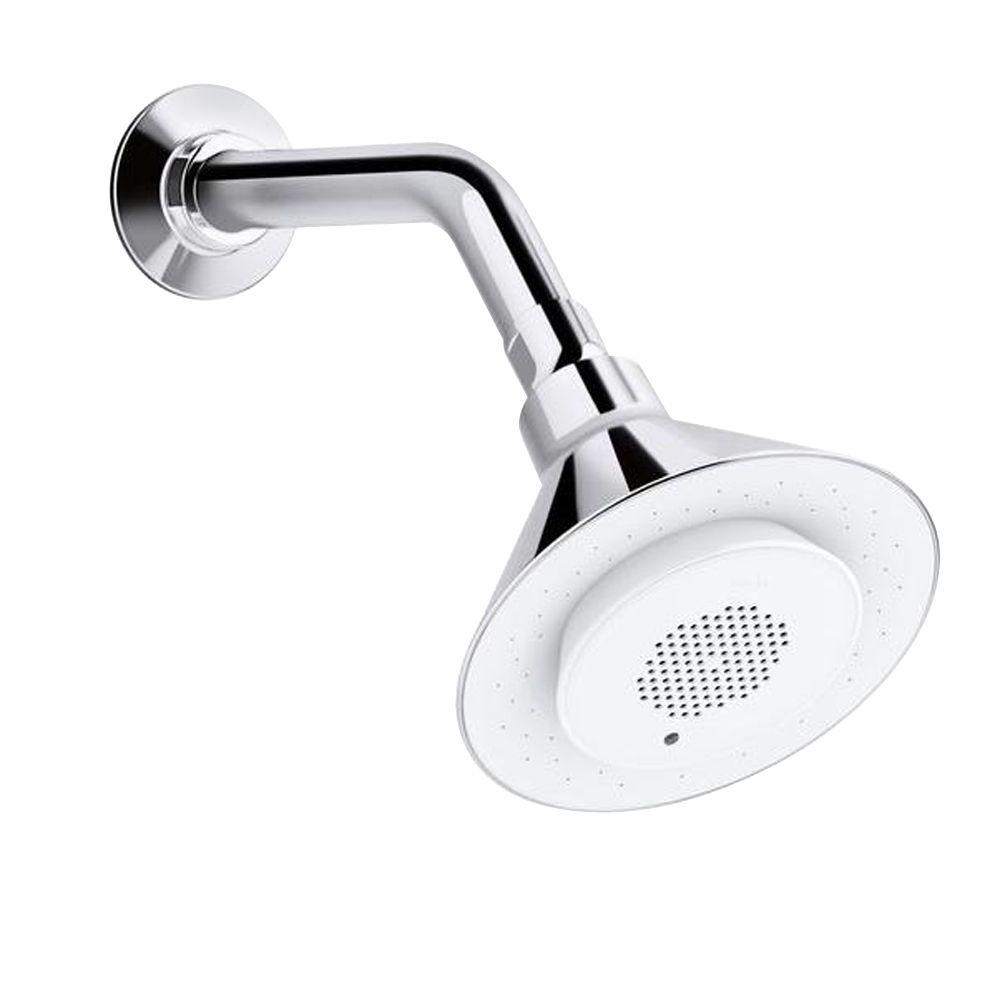 KOHLER Moxie Single Function Showerhead with Bluetooth Speaker in ...