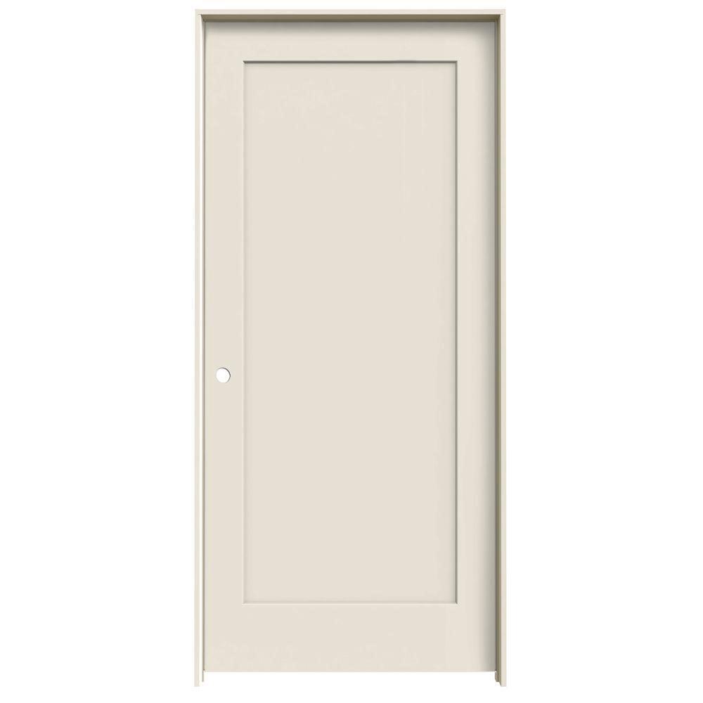 JELDWEN 36 in. x 78 in. Madison Primed RightHand Smooth Molded