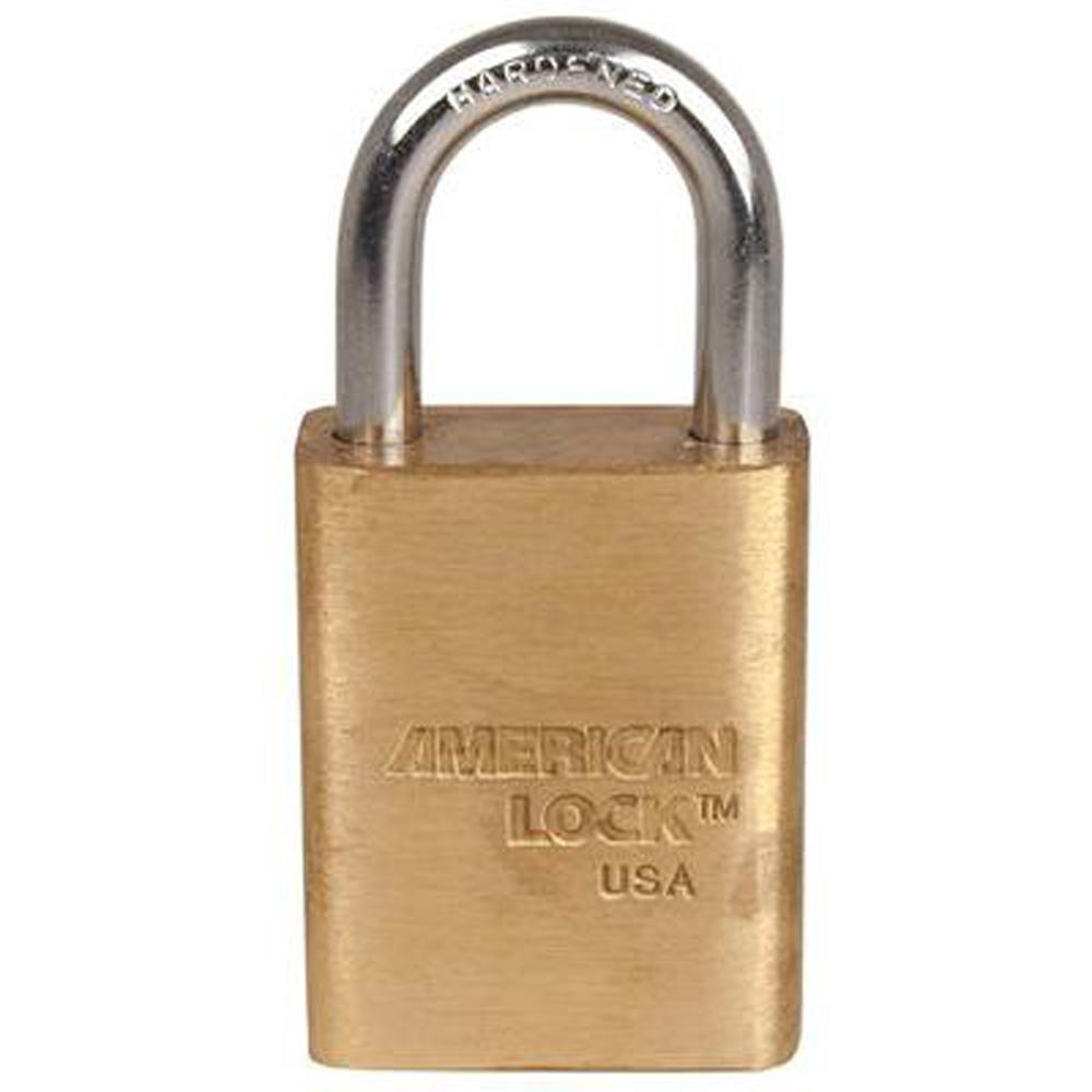 UPC 037325960405 product image for American Lock 1-1/2 in. Padlock Solid Brass Body KAA | upcitemdb.com