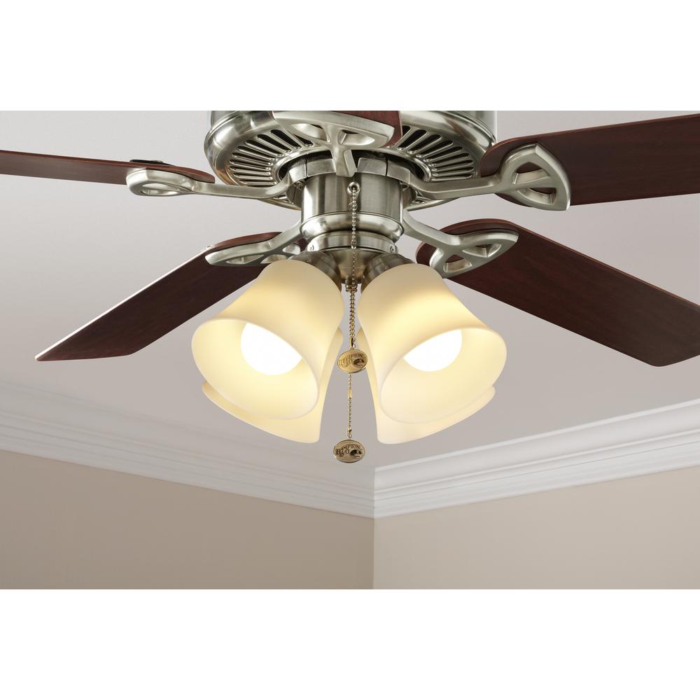 Brushed Nickel Ceiling Fan With Light       : Home Decorators Collection Wilmington 52 In Led Brushed Nickel Ceiling Fan With Light And Remote Control Works With Google And Alexa Am696 Bn B The Home Depot / Target/home/brushed nickel ceiling fan (315)‎.