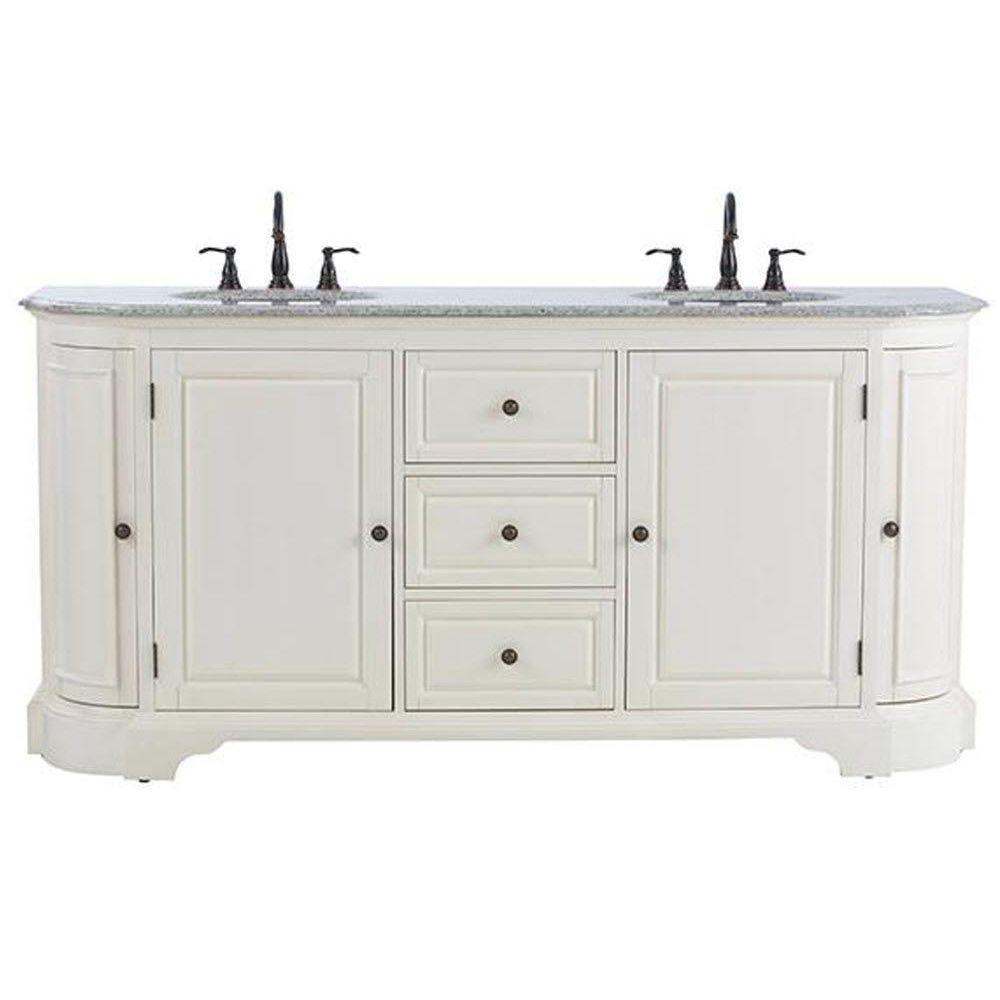 72 Inch Vanities Bathroom Bath The Home Depot D Double Bath Vanity In Distressed White