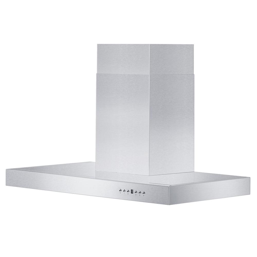 Zline Kitchen And Bath 36 In 760 Cfm Wall Mount Range Hood Stainless Steel