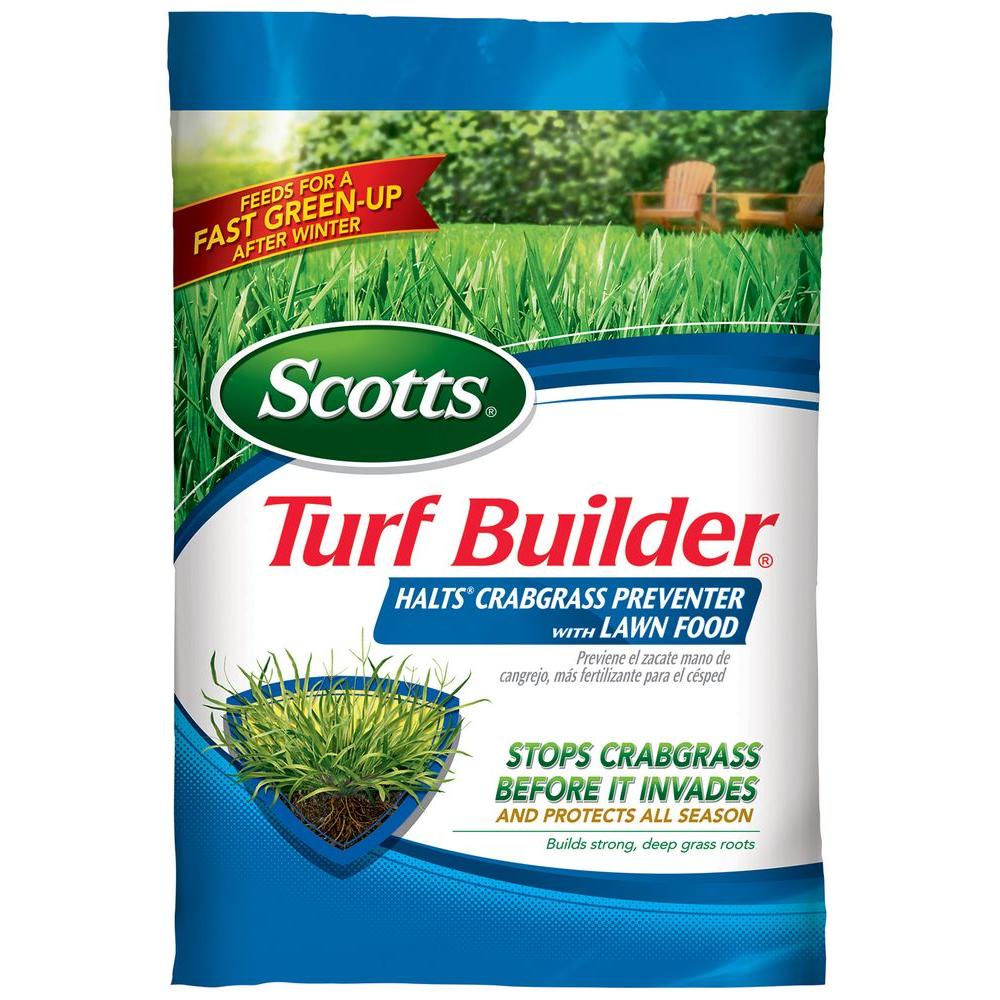 Scotts Turf Builder 40 5 Lb 15 000 Sq Ft Crabgrass Preventer Lawn 
