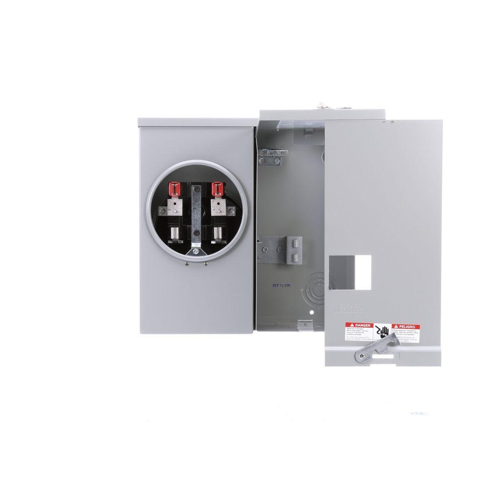 Murray 125 Amp 2Space 2Circuit OH Fed Surface Mount Meter Main