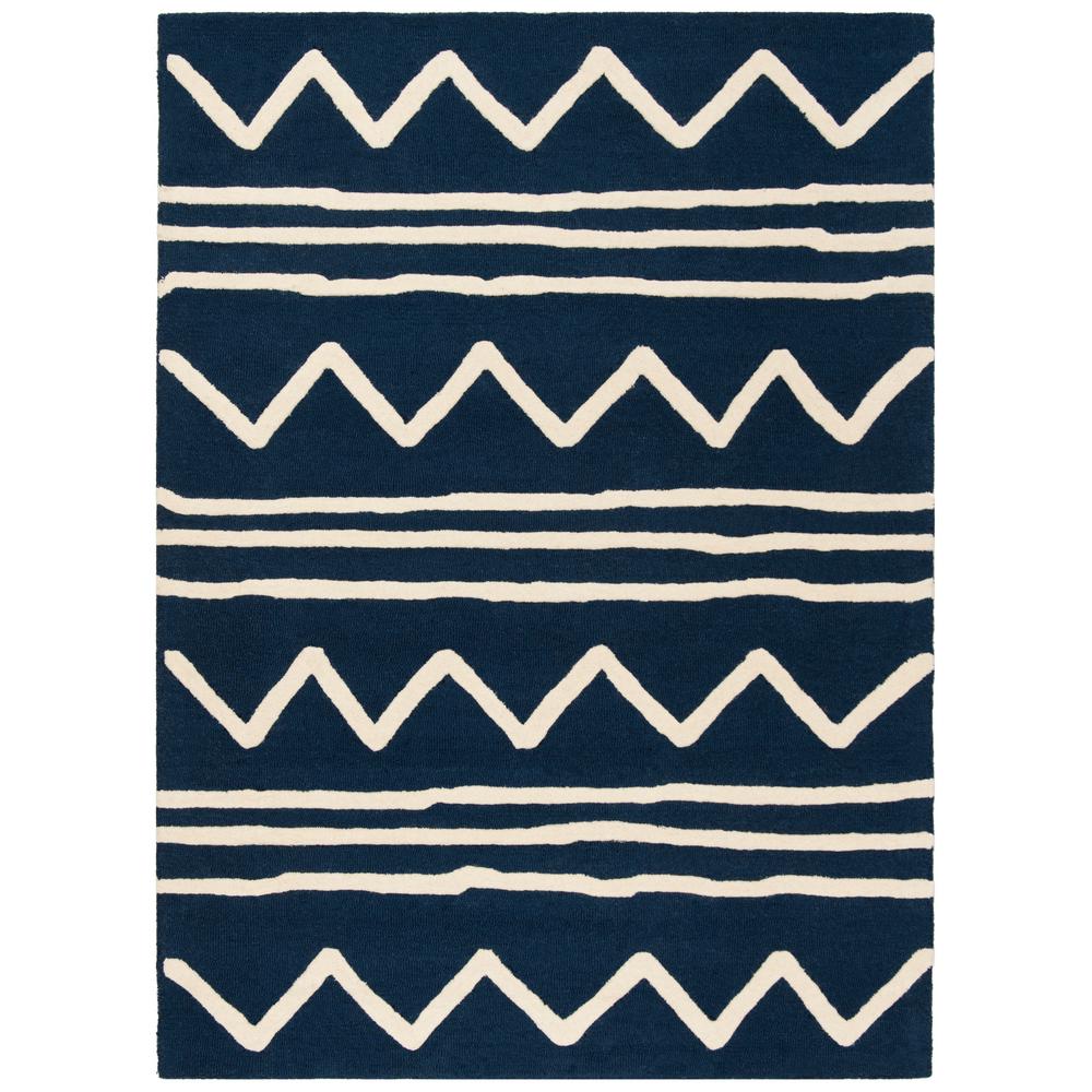 Playroom 9 X 12 Blue Kids Rugs The Home Depot Kids Navy Ivory 9 Ft X 12 Area Rug