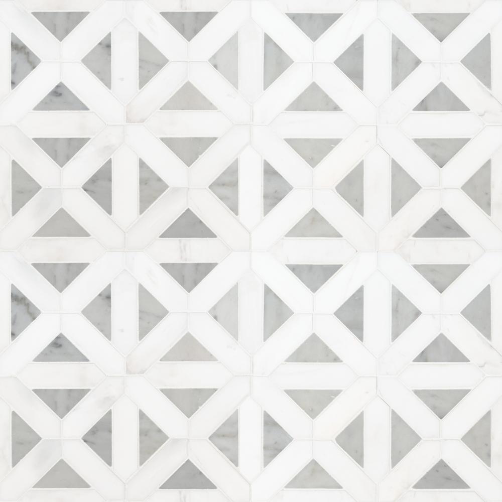 Msi Geometrica 12 In X 10mm Bianco Dolomite Polished X 12 In 10mm Bianco Dolomite