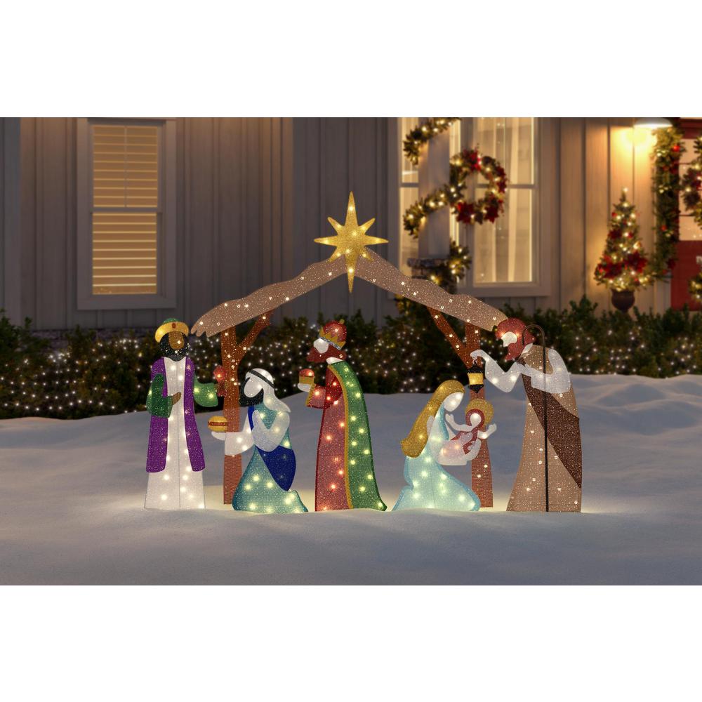 outdoor nativity sets menards