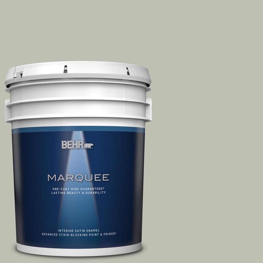 BEHR MARQUEE 5 gal. N3703 Light Year OneCoat Hide Satin Enamel