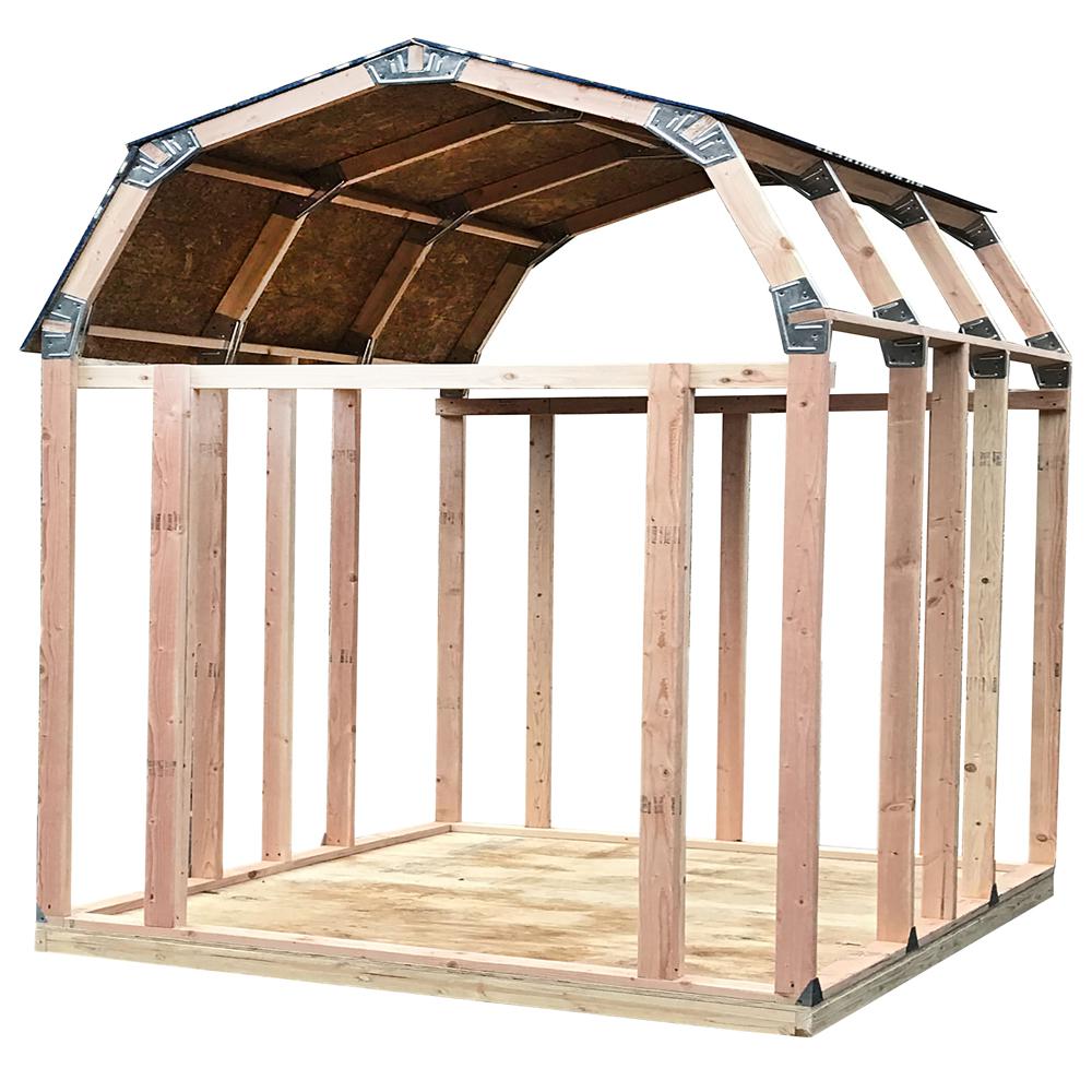 shelterit ez builder barn style shed framing kit-70088