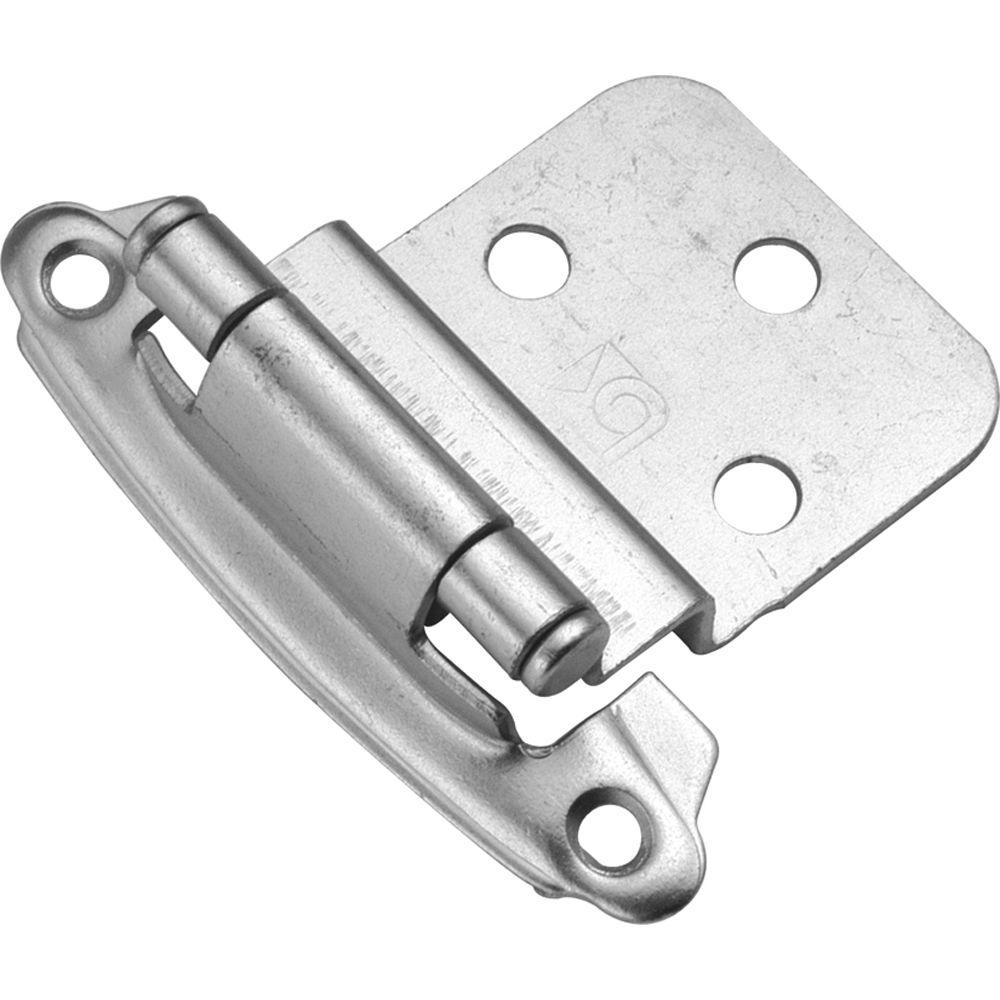 Hickory Hardware 3 8 In Inset Chrome Self Closing Hinge 2 Pack