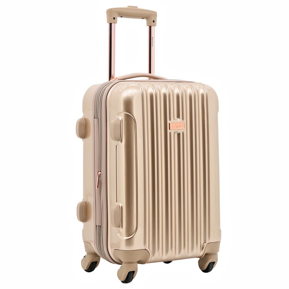 kensie 20 in expandable spinner carry on