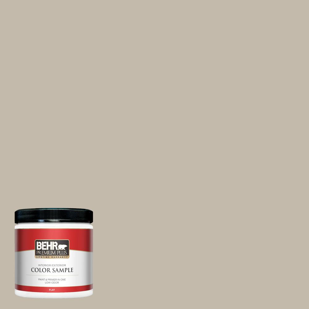Behr Premium Plus 8 Oz 730c 3 Castle Path Flat Interior Exterior Behr Premium Plus 8 Oz 730c 3 Castle