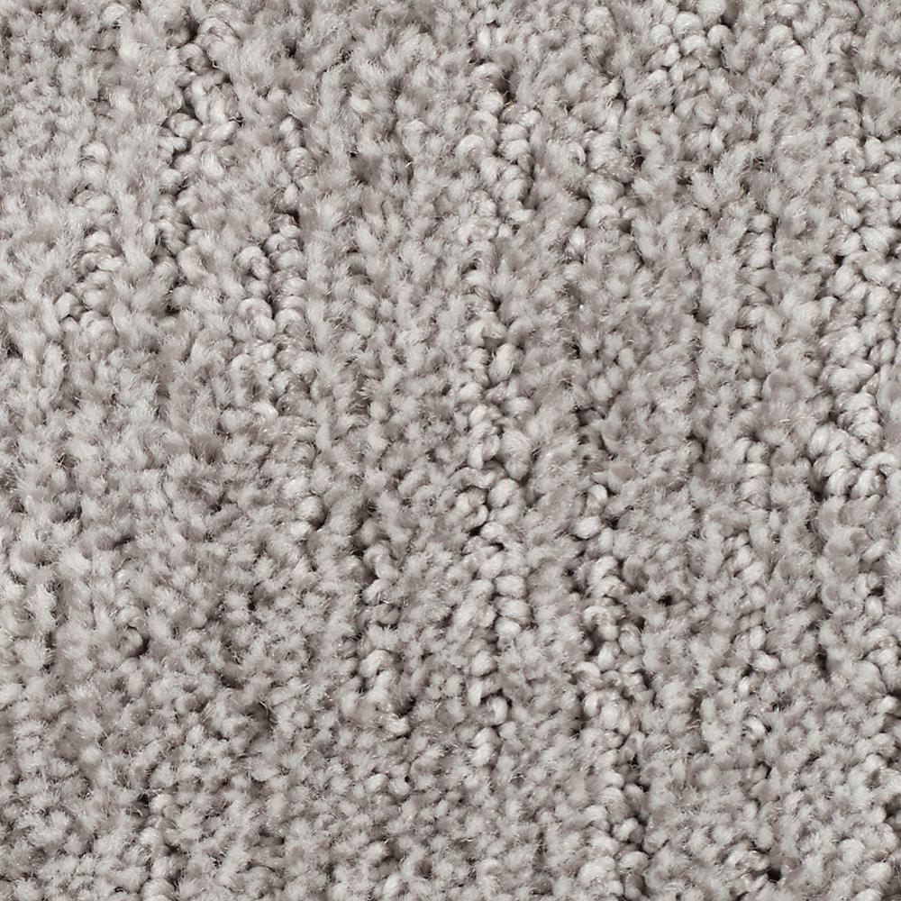 LifeProof ChesterColor Opulent Grey Textured 12 ft. Carpet0704D3512