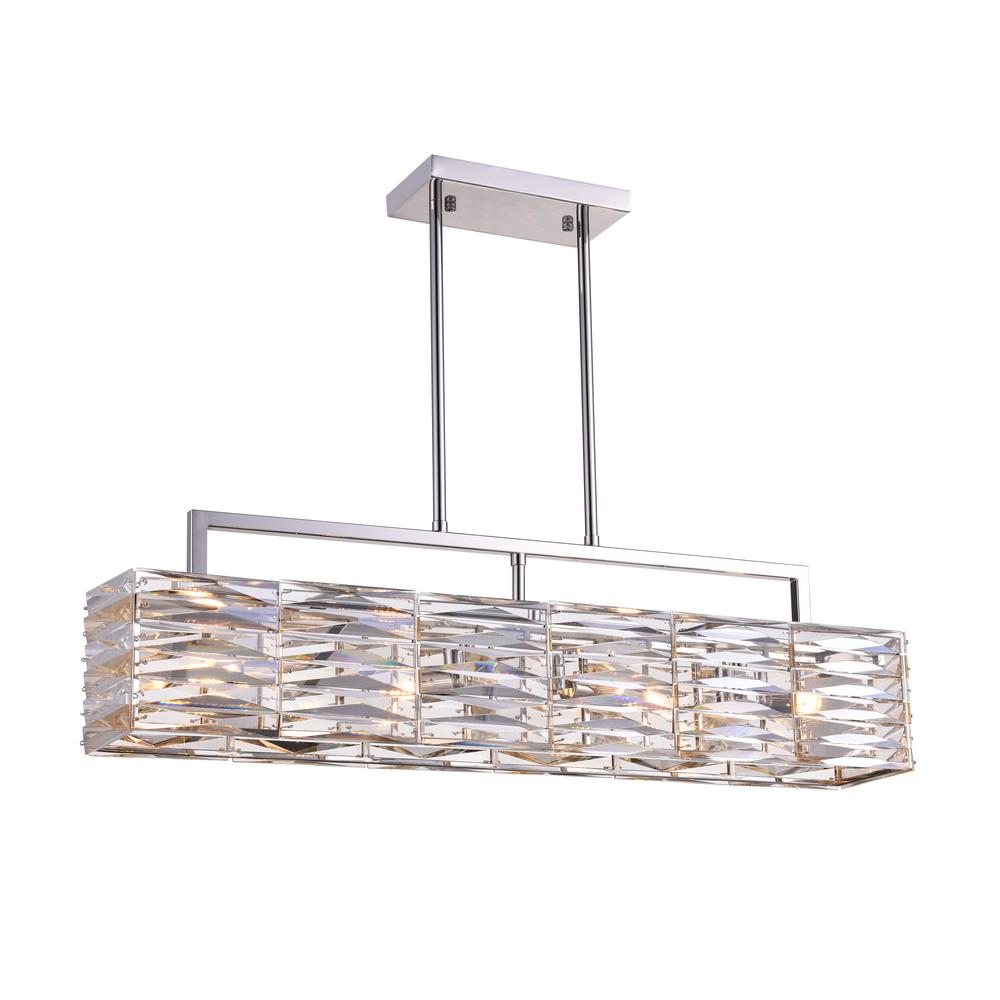 Cwi Lighting Squill 4 Light Bright Nickel Chandelier 5700p30 613 Cwi Lighting Squill 4 Light Bright Nickel Chandelier