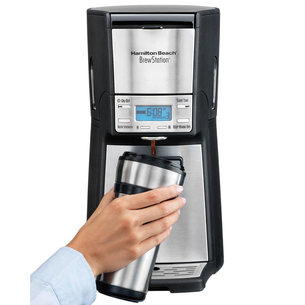 Hamilton Beach BrewStation Summit Ultra 12Cup Stainless Steel Coffee Maker48465 The Home Depot