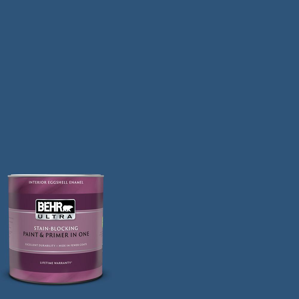 BEHR ULTRA 1 qt. #S-H-560 Royal Breeze Eggshell Enamel Interior Paint ...