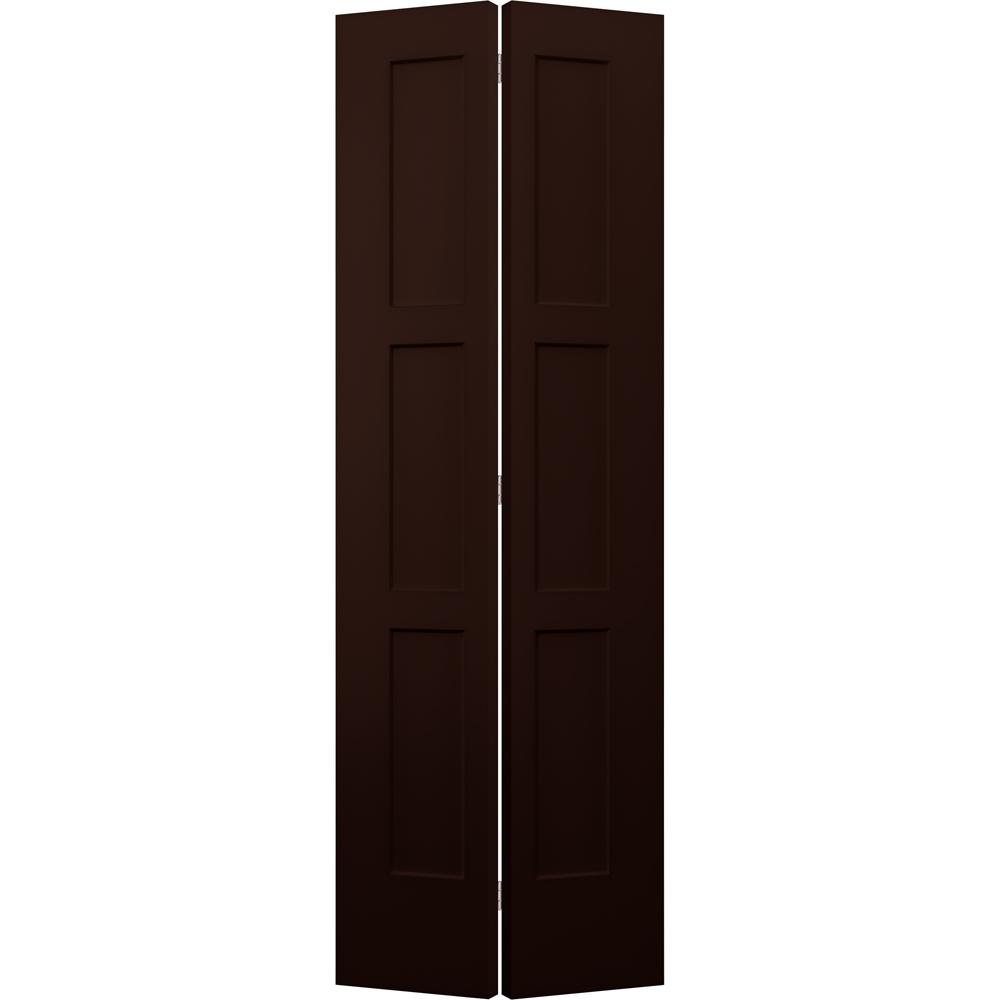 JELDWEN 30 in. x 96 in. Birkdale Espresso Stain Smooth Hollow Core