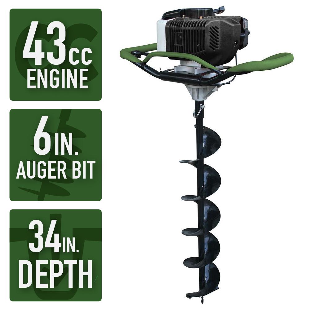 Sportsman Earth Series 43cc 6 in. Gas Powered Auger