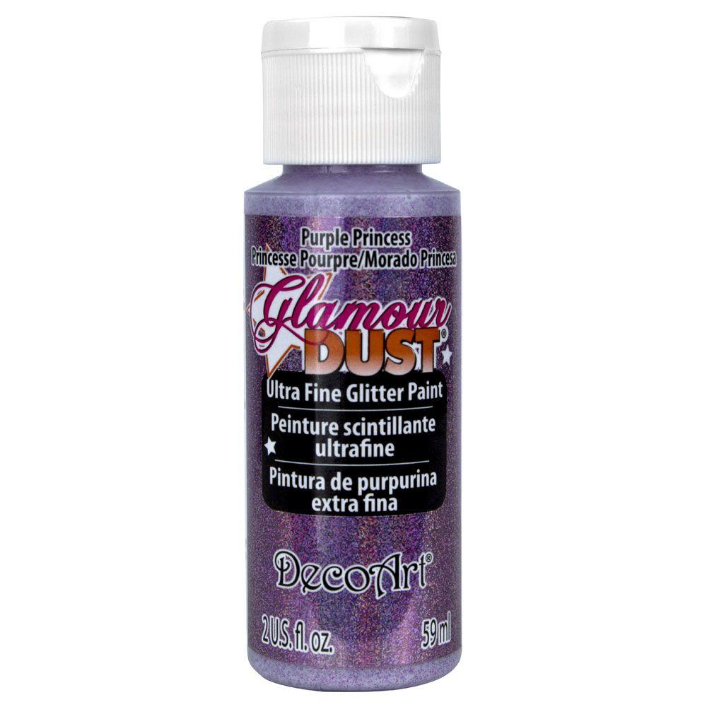 Decoart Glamour Dust 2 Oz Purple Princess Glitter Paint Dgd22 30 Purple Princess Glitter Paint