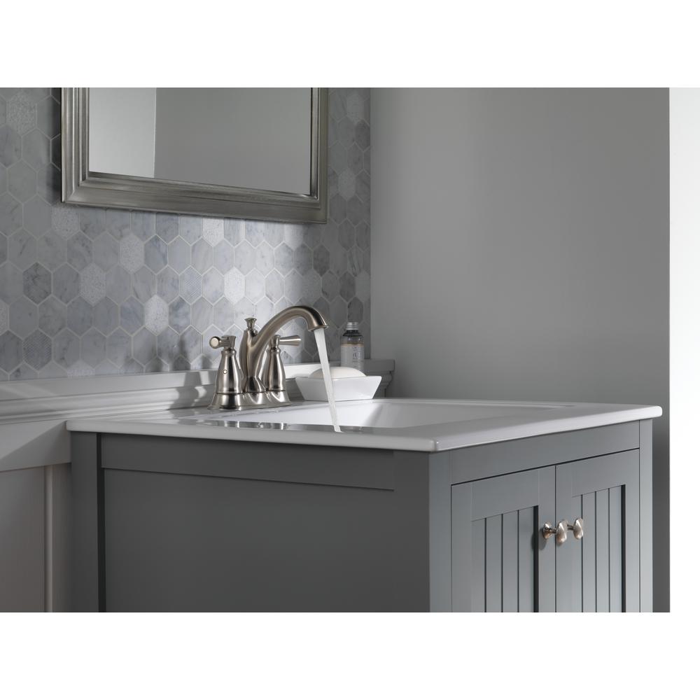 Delta Faucet 3353 Ar Dst Linden Single Handle Kitchen Faucet With Integral Spray Arctic Stainless Touch On Kitchen Sink Faucets Amazon Com