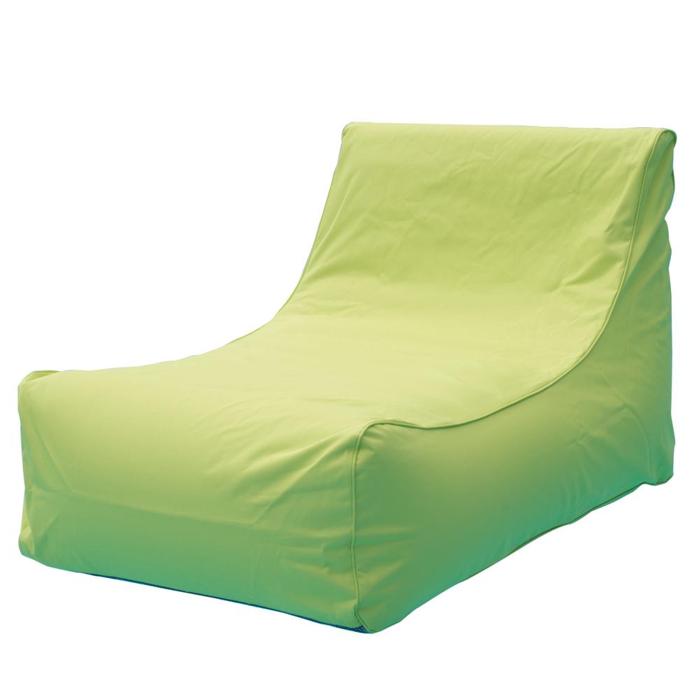 Ocean Blue Aruba Inflatable Lounge Chair In Lime