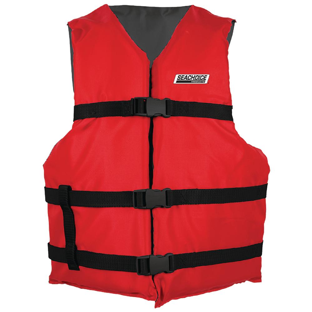Seachoice General Purpose Vest for Child, Red-85430 - The Home Depot