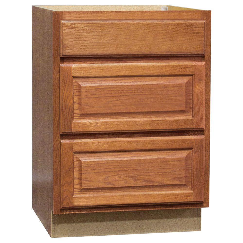 Awesome Kitchen Cabinet Plinth   Medium Oak Hampton Bay Assembled Kitchen Cabinets Kdb24 Mo 64 1000 