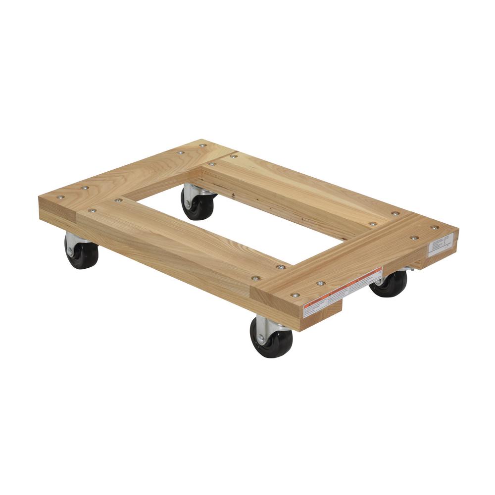 Vestil Economy 900 lb. Capacity 16 in. x 24 in. Hardwood DollyHDOS
