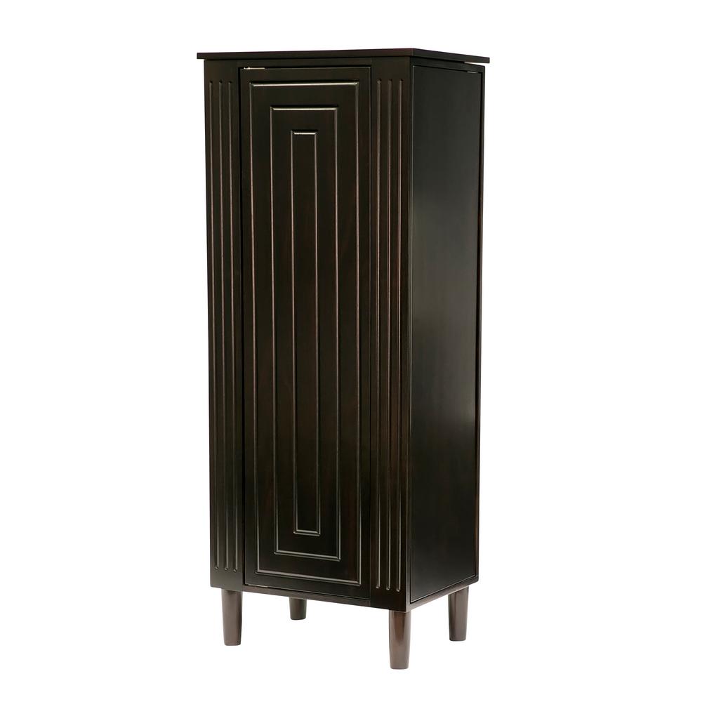 Mele Co Sicily Java Wooden Jewelry Armoire 00917s19 The Home Depot Sicily Java Wooden Jewelry Armoire