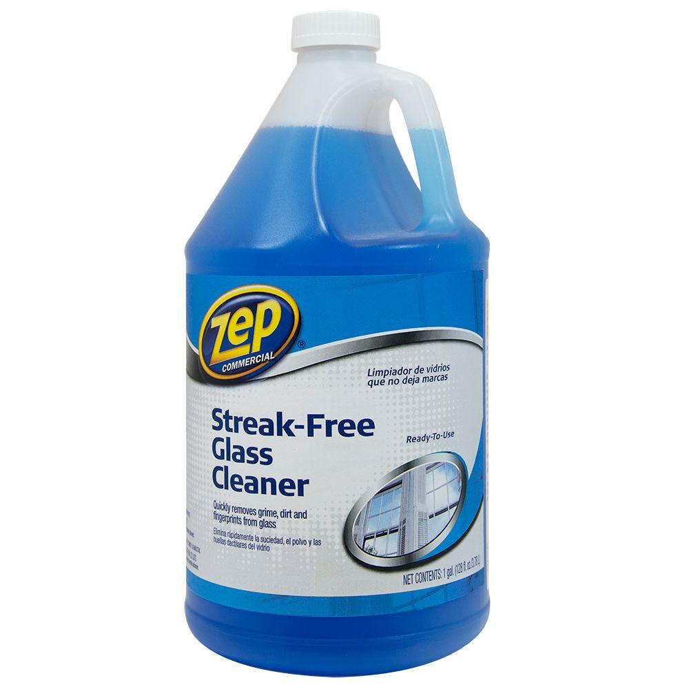 Zep 128 Oz Streak Free Gl Cleaner Zu1120178 The Home Depot Streak Free Gl Cleaner